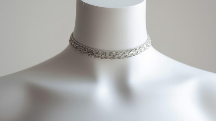 Choker thuộc 5 loại vòng bạc nữ