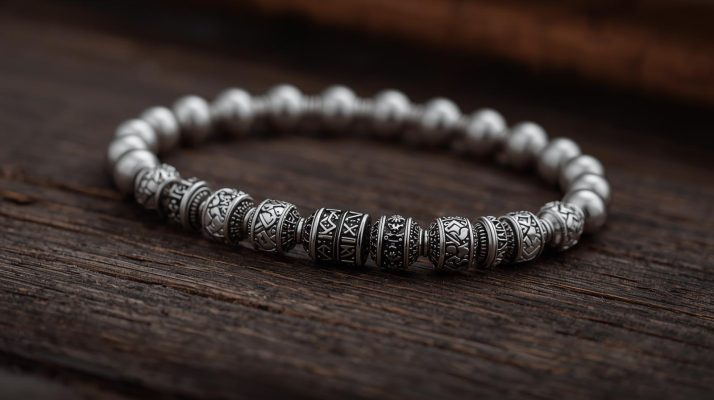 Lắc thuộc 5 trang sức bạc nam