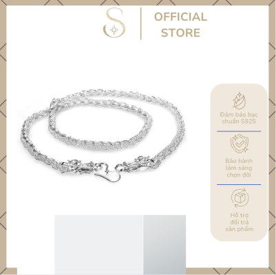 Dây Chuyền Nam Bạc Hiểu Minh DBN041 Hình Đầu Rồng Bảo