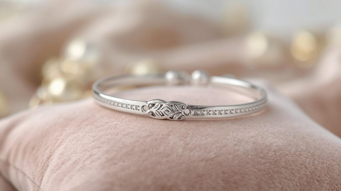 Vòng tay bạc cho bé món quà nhỏ